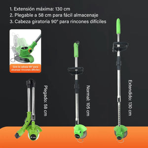 🌿 Desbrozadora Eléctrica Inalámbrica 4 en 1 – Plegable, Potente y Compacta 🌿