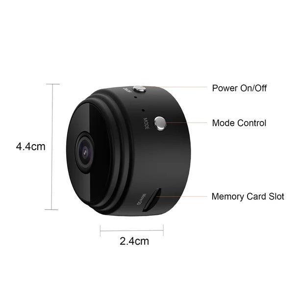 Mini Cámara Espía WiFi 360° 🎥