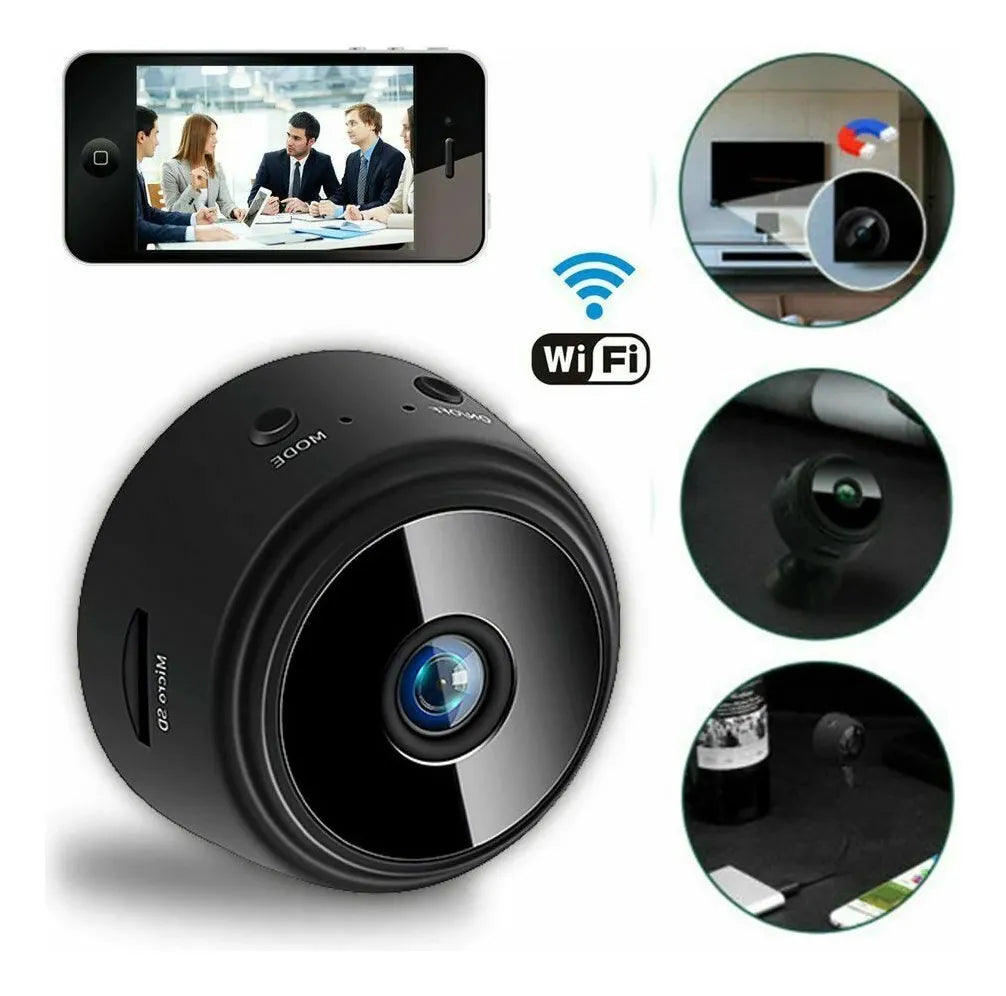Mini Cámara Espía WiFi 360° 🎥